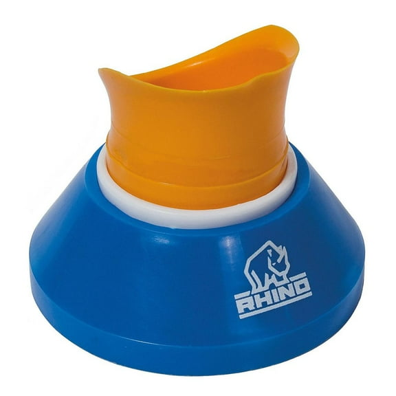 Rhino Rugby League Union Pro Adjustable Kicking Tee Blue/Yellow