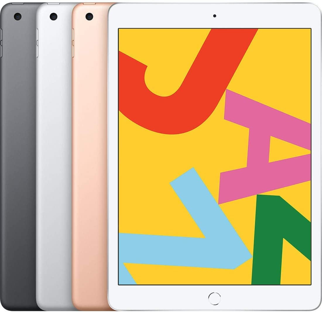 Apple iPad 10.2" - 2019 7th Generation 128GB Silver Wi-Fi Up to 10 Hours of Battery Life