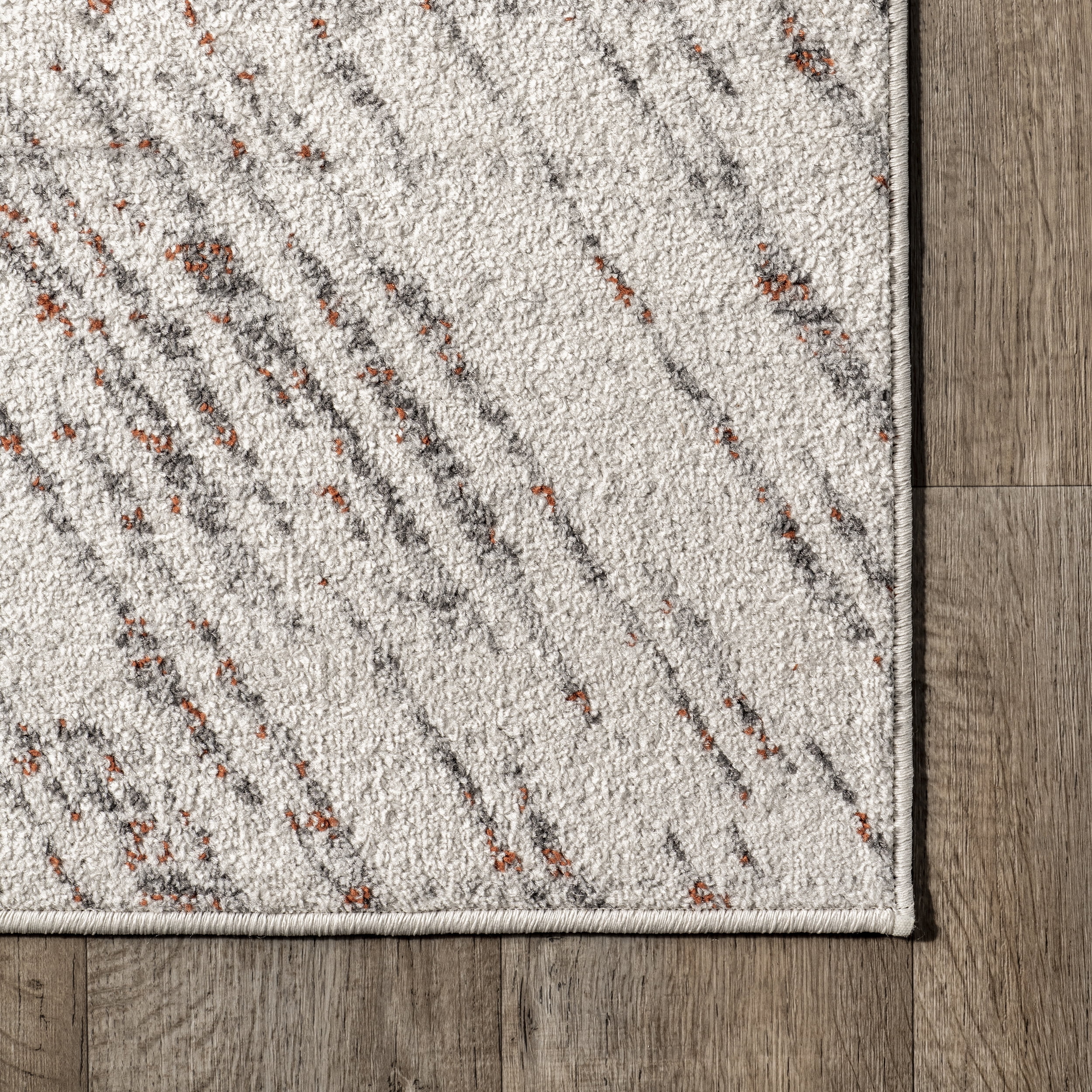 nuLOOM Annalisa Contemporary Cross Area Rug, 8' x 10', Light Gray