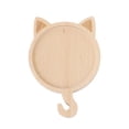 thumbnail image 1 of 1 plato de madera con dibujos animados., 1 of 3