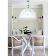 thumbnail image 2 of Chesapeake Remy Light Grey Fleur Tile Wallpaper, 2 of 4