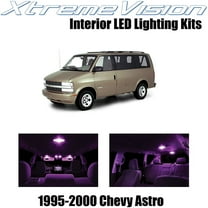 XtremeVision Interior LED for Chevy Astro 1995-2000 11 pcs Pink Interior LED Kit   Installation Tool
