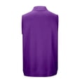 thumbnail image 6 of Mens V Neck Knitted Sweater Vest Sleeveless Button Down Cardigan Classic Business Casual Gilet Spring Fall Purple L, 6 of 10