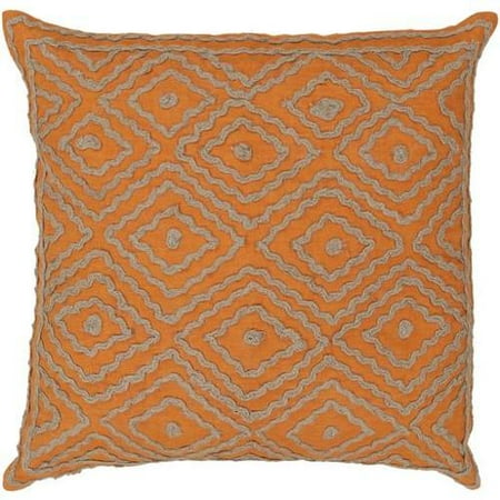 20 Summer Orange And Earthtone Beige Decorative Throw Pillow