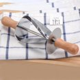 thumbnail image 4 of SDNall Rouleau à Pâte en Acier Inoxydable pour Croissant, Rouleau Coupe-Pâte, Outil de Pâtisserie Bricolage, 4 of 9