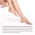 thumbnail image 4 of VONKY 10 Pairs Socks Ultrathin Lightweight Not Easy to Break Wear-resistant Breathable Invisible Socks for Summer Skin Color, 4 of 5