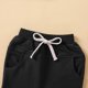thumbnail image 2 of Gibobby Conjunto de ropa para bebé y niño pequeños, niñas, invierno, manga larga, estampados de colores sólidos, 2 uds, conjunto de ropa para bebés(Negro,18-24 Months), 2 of 5