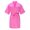 Hot Pink, variant on Children Baby Kid Girl Solid Summer Kimono Robes Bathrobe Sleepwear Clothes Coat