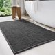 thumbnail image 1 of Alfombra De Baño Súper Absorbente, Alfombrilla Fina Antideslizante De Secado Rápido, Lavable a Máquina, Adecuada para Baño, Cocina Y Pasillo, Gris Oscuro, 1 of 4