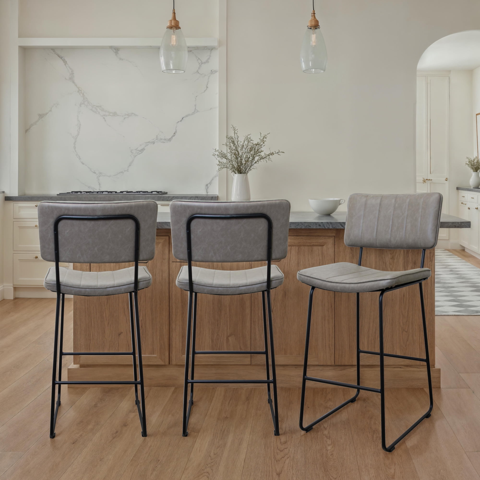 Steve Silver Tribeca Gray Barstool