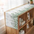 thumbnail image 6 of Table Runners 90 Inches Long Dress Scarves, Spring Emerald Green Eucalyptus Farmhouse Coffee/Dining/Kitchen Table Runner for Living Room, Botanical Leaf Country 13x90 Inch, 6 of 9