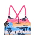 thumbnail image 2 of Wonder Nation Girls High Neck Tankini Swimsuit with UPF 50, 2-Piece, Sizes 4-18 & Plus, 2 of 3