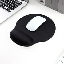 Kugisaki Office Mousepad with Wrist Support Computer Mousepad with Non-Slip Rubber Base Ergonomic Gaming Desktop Mouse Pad Wrist Rest Design for Laptop, Office & Home