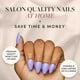 thumbnail image 2 of Press-On Nails Glamnetic Periwinkle Short Almendra Morado, 2 of 6