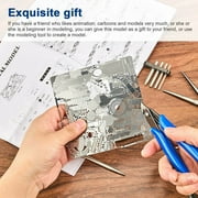 TSV 24Pcs Gund am Model Basic Tools Kit, Plastic Model Building Tools Craft Set, Hobby Building Tools Kit for Gund am, Car, Airplanes Model Assemble Building, Repairing