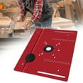 thumbnail image 3 of Colaxi Router Table Insert Plate Wood Milling Flip Board High Performance Woodworking Benches Router Flip Plate for Woodworking Tool Red, 3 of 6