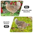 thumbnail image 3 of NUOLUX 4Ud Estaca Decorativa Para Jardín En Forma De Gallina Acrílica Resistente Y Colorida, 3 of 7