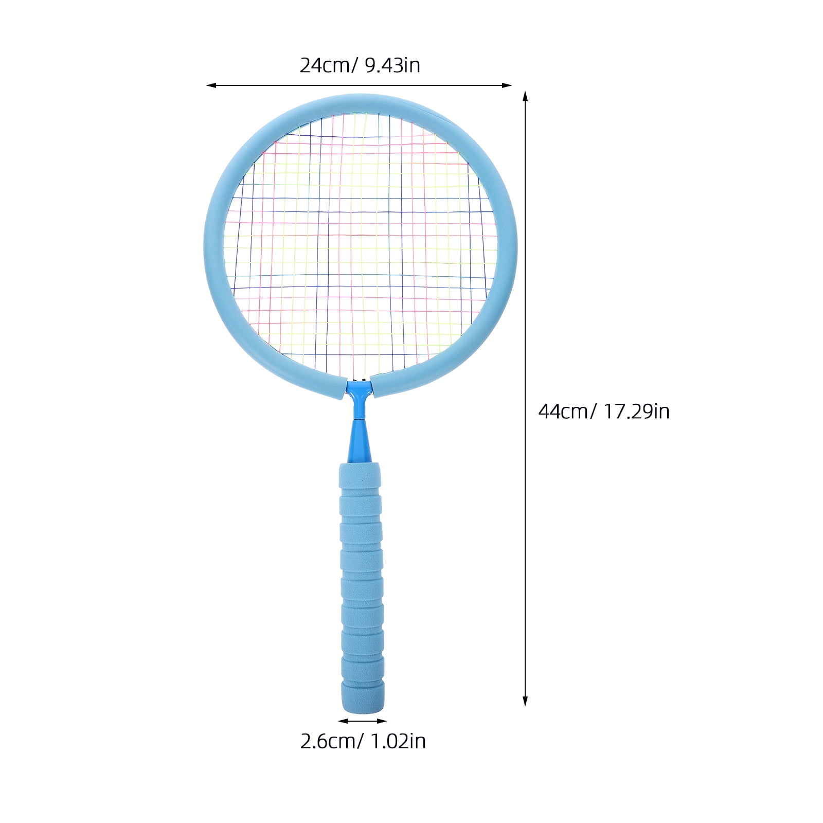 HONMEET Badminton Racquet Set with Shuttlecocks, Ergonomic Grip, Design for Family Fun and Outdoor Play