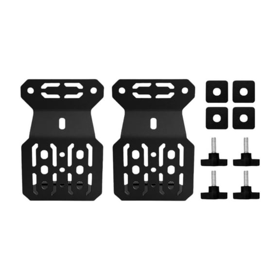 funtasica Bed Rail Mounting Brackets Bed Rail Modular System Replacement Sturdy Expand Storage Space Carbon Steel Parts Accessories