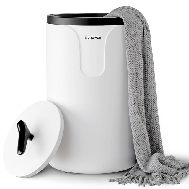 Cubo grande para calentar toallas USHOWER de 20 litros con capacidad para dos toallas de 102 x 178 cm