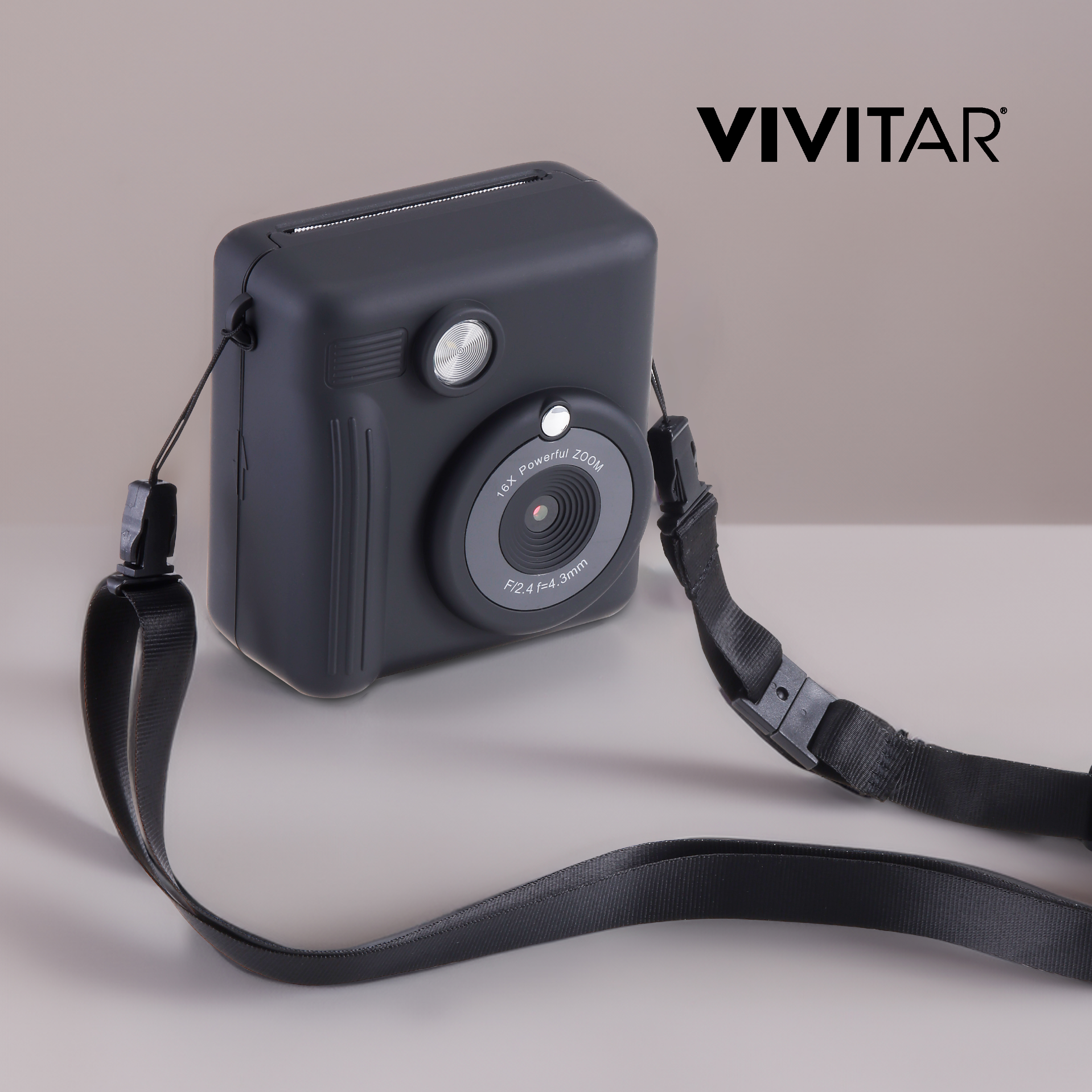 Vivitar InstaPrint Digital Camera with Built-In Printer, Gray photo 7