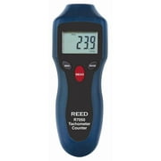 Reed Instruments Tachometer, +/-0.05% RPM Acc, LCD R7050