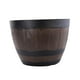 thumbnail image 2 of Maceta de barril de resina para interior y exterior, maceta grande para flores, adorno de jardín 113 pulgadas, 2 of 9