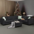 thumbnail image 3 of Modular Sectional Sofa Couch, Living Room Sofa Couch for Department, Black, 3 of 11