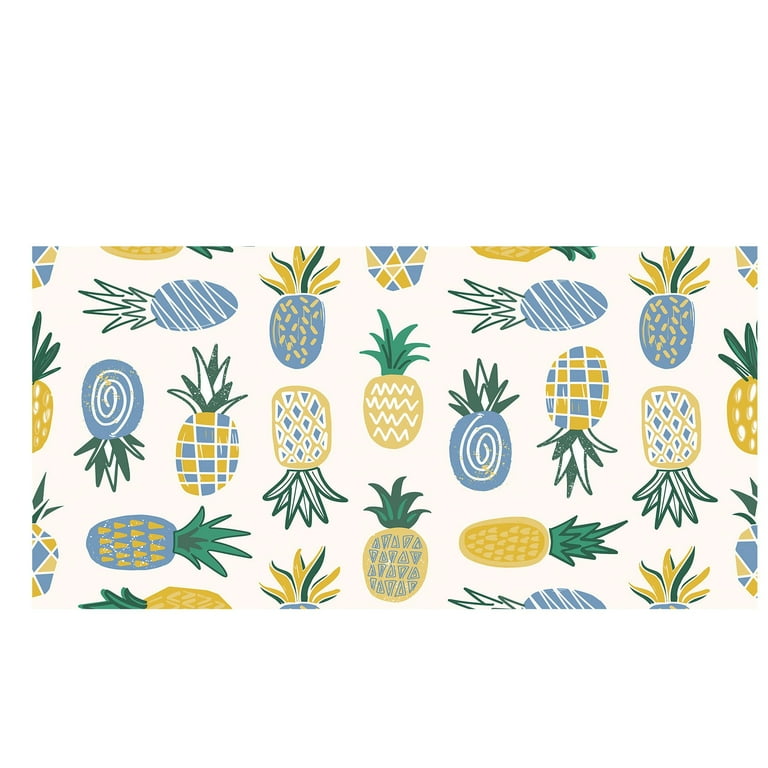 Realhomelove Tropical Yellow Pineapple Pattern Beach Towel