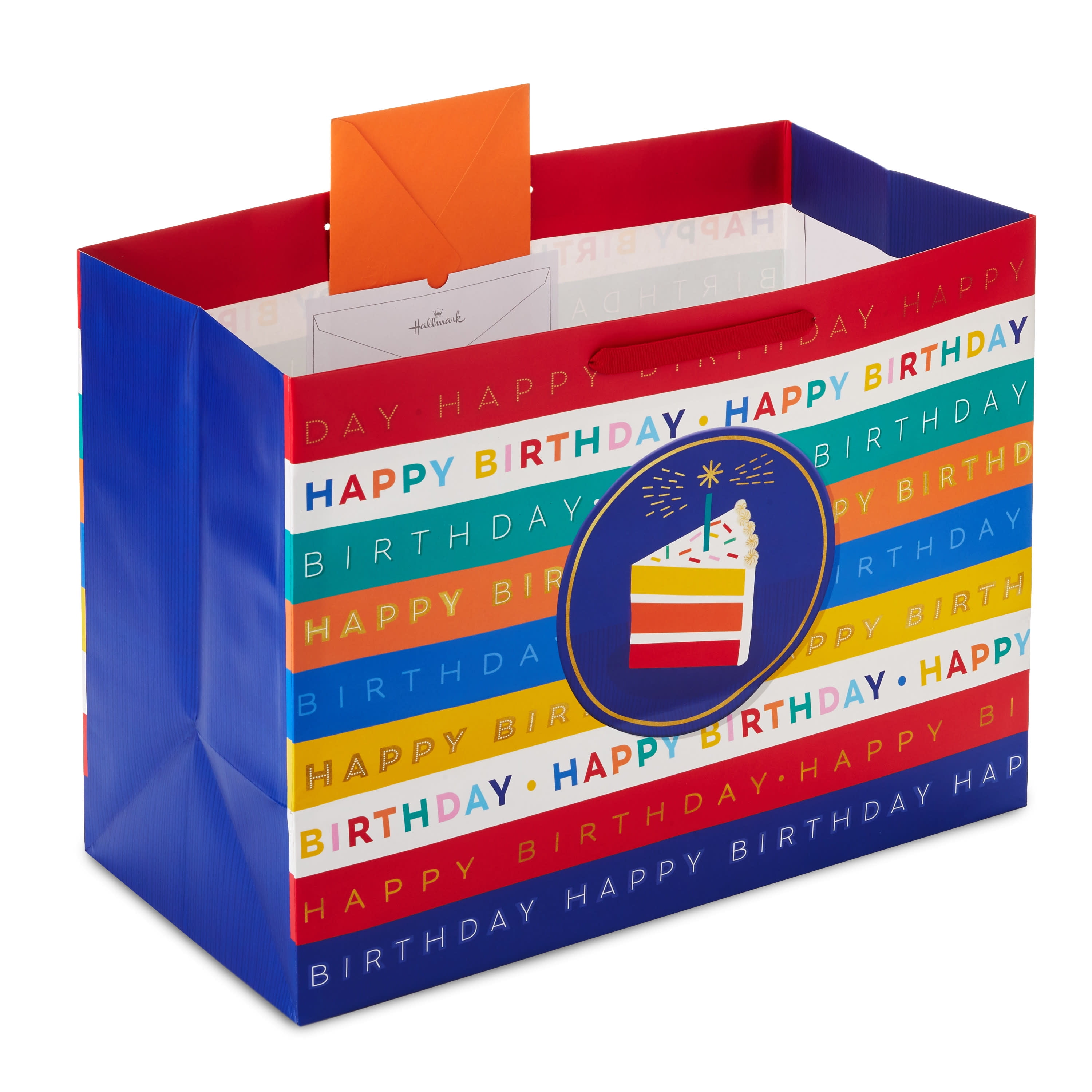 Hallmark Happy Birthday Gift Bags, Multicolor, 14 inch, 1 count