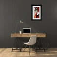 thumbnail image 3 of Bernard, Anne 11x18 Black Ornate Wood Framed with Double Matting Museum Art Print Titled - Femme VI, 3 of 4