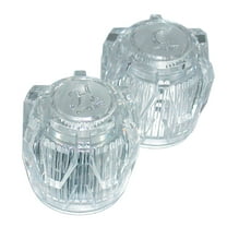 Phoenix Faucets by Valterra PF287015 Small Acrylic Knob Handle - Hot and Cold, Pair
