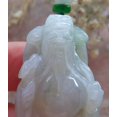thumbnail image 2 of Certified Icy Green Burma 100% Natural A Jade jadeite Pendant Money God Yuan Bao Ruyi Necklace 595435 TN, 2 of 9