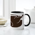 thumbnail image 6 of CafePress - Turkey Football - 11 oz Ceramic Mug - Novelty Coffee Tea Cup, 6 of 6