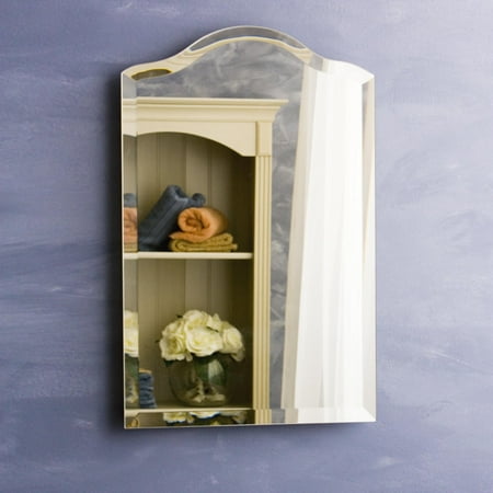 Scallop Top Small Recessed Medicine Cabinet Scallop Top Small Recessed Medicine Cabinet
