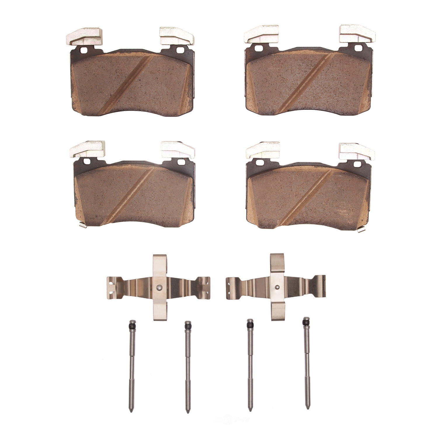 Dynamic Friction Company 1551-2145-01 DFC 5000 Advanced Brake Pads - Ceramic and Hardware Kit - OE