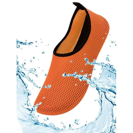 

JANSION Water Shoes Sports Womens and Mens Quick-Dry Aqua Socks Slip-on Barefoot for Outdoor Beach Swim Surf Yoga Exercise Shoe