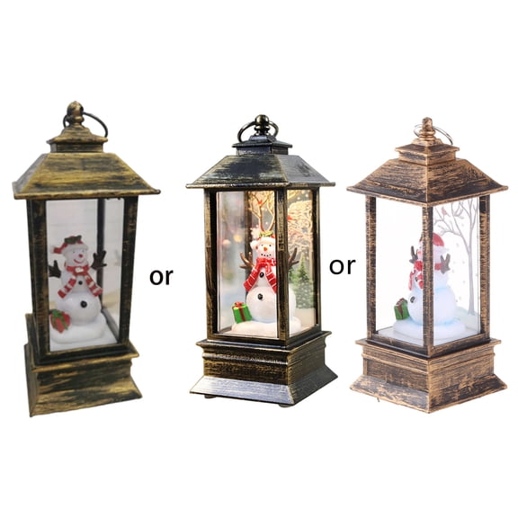 CIYISON Christmas Night Light Illuminate Led Lantern Ornament Xmas Favors Gift Supplies
