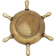 thumbnail image 4 of Nauticaz Brass Antique Nautical Wheel Design Ashtray for Couple - 5 inch, 4 of 5