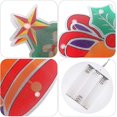 thumbnail image 2 of Christmas Decoration Light, 3 Pieces Led Hanging Window Light, 2 of 5
