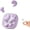 Purple, variant on Flat Sleep Earbuds Mini Invisible Ear Buds, Small Sleeping Headphones for Side Sleepers, Discreet in-Ear Earphones for Small Ear Canals, Women & Work ()