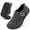 DarkGrey, variant on Men Shoes Diabetic Friendly Flats,Wide,Adjustable,Square Toe,Size 13