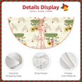 thumbnail image 3 of KLL Christmas Tree Skirt,Party Decorations Farmhouse for Christmas Decorations Holiday Party 36" -Flowers And Hens, 3 of 6