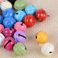thumbnail image 2 of 30 Piezas Campanas de Metal Coloridas Campanas Campanas con Ojal para Manualidades 22 mm de diámetro 15 Colores para decoración navideña Artesanía Campanas para Mascotas Je, 2 of 2