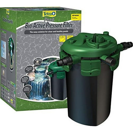 Tetra Pond Bio-Active Pressure Filter 4 000 Gallons  Keeps Pond Water Clear