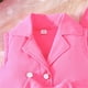 thumbnail image 5 of Odeerbi 3-9 Años Niñas Trajes de Verano Camisola de Algodón Tops Vestido Pantalones Blazer Chaqueta Sin Mangas Sombrero Conjunto de Cuatro Piezas, 5 of 9