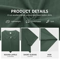 thumbnail image 4 of Iceglad Mens Knit Polo Shirt Short Sleeve Lightweight Viscose Polo Sweater Casual Ribbed Textured Summer Golf Shirt Soft Breathable Fashion Pullover, 4 of 9