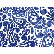 Pack of 1, Batik Scroll 24" x 417' Gift Wrap Half Ream Roll for Holiday, Party, Kids' Birthday & Special Occasion Packaging