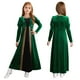 thumbnail image 3 of Vestido de Cosplay Medieval renacentista para niñas, disfraz de manga larga con flores doradas, vestido de princesa Retro, disfraz romano antiguo, 3 of 5