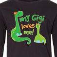thumbnail image 4 of Inktastic My Gigi Loves Me Grandson Gift Long Sleeve Youth T-Shirt, 4 of 5